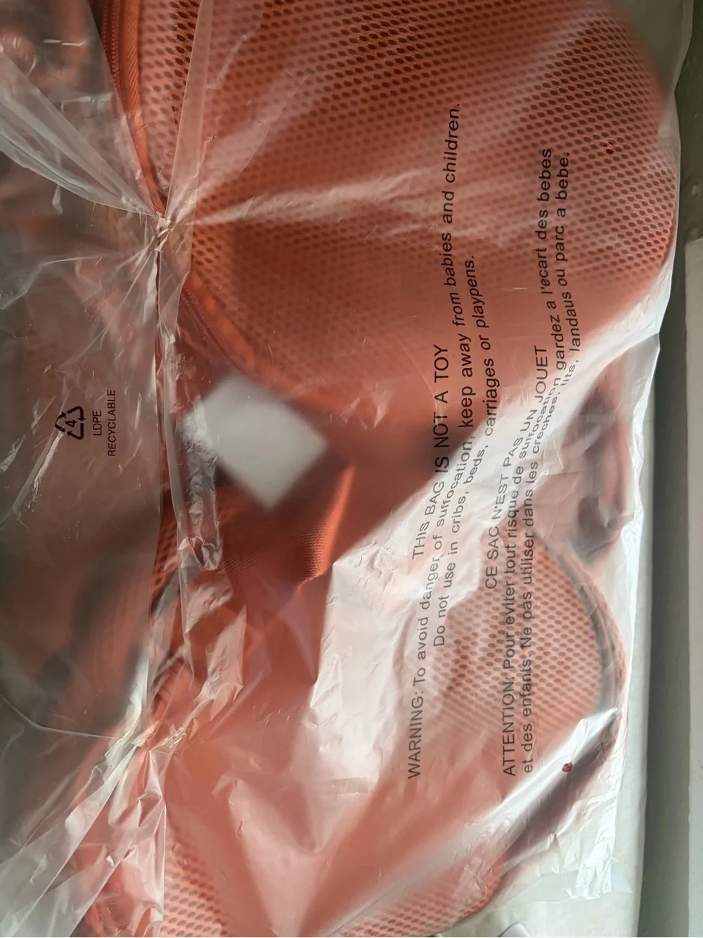 Victoria's Secret Coral Mesh Tote Bag